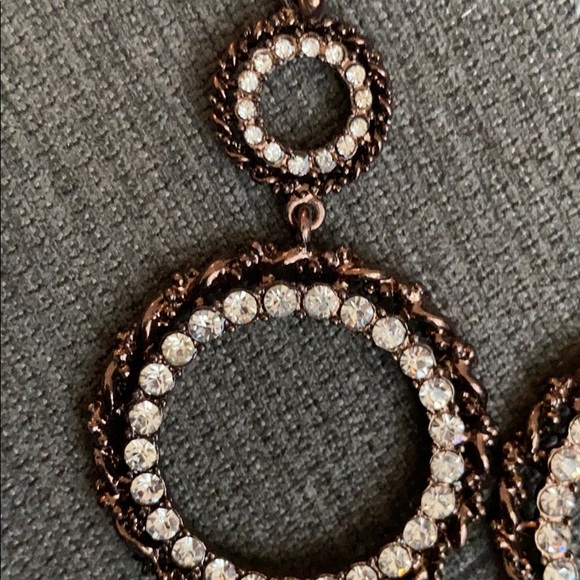 ♥️Brown Statement Earrings - Picture 3 of 3